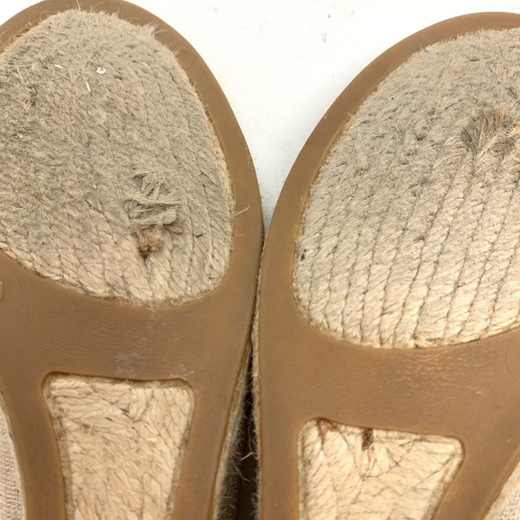 ELLEN TRACY KANDI Peep Toe Espadrille Shoes sz 9 - Picture 12 of 16